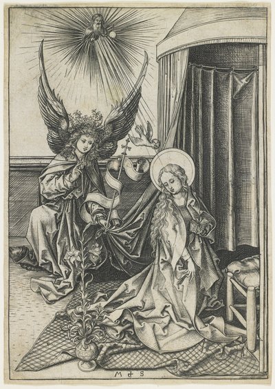 The Annunciation by Martin Schongauer